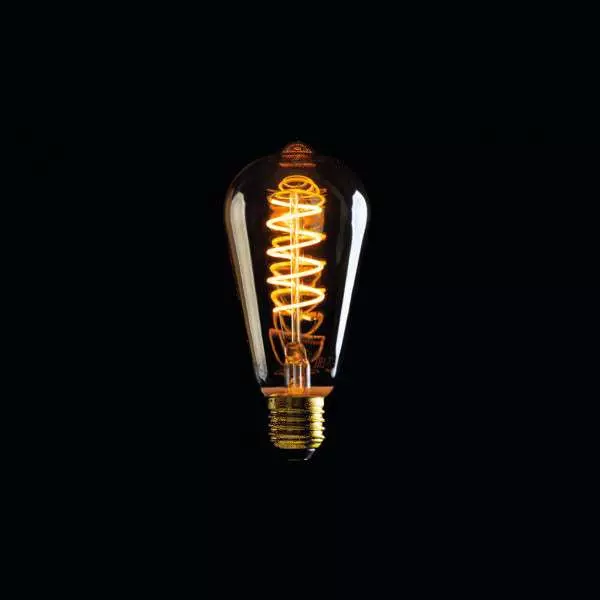 Ampoule LED 5W E27 ST64 270lm 320° (26W) Ø64 - Blanc Très Chaud 1800K