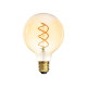 Ampoule LED E27 5W G95 équivalent à 28W - Blanc Très Chaud 1800K 