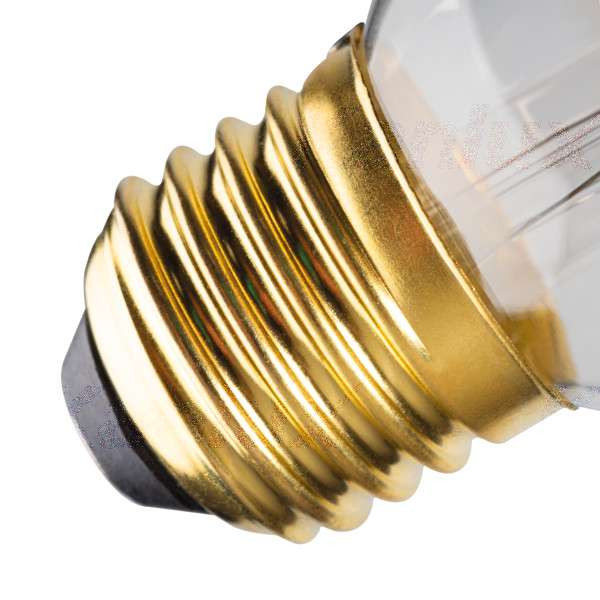Ampoule LED E27 5W G125 équivalent à 28W - Blanc Très Chaud 1800K