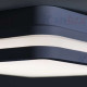 Plafonnier LED 18W étanche IP54 rond ∅220mm Graphite - Blanc Naturel 4000K 