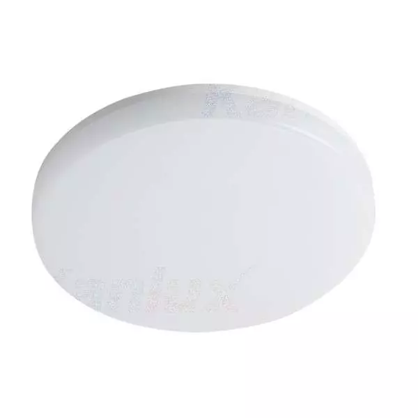 Plafonnier LED 24W étanche IP54 rond ∅327mm Blanc - Blanc Chaud 3000K