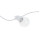 Guirlande Guinguette 10 ampoules filament 8m fil blanc