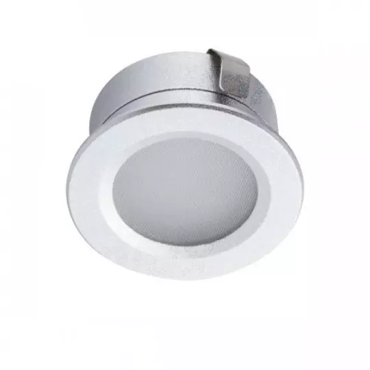 Downlight LED 1W étanche IP65 rond ∅30mm Aluminium - Blanc du Jour 6500K