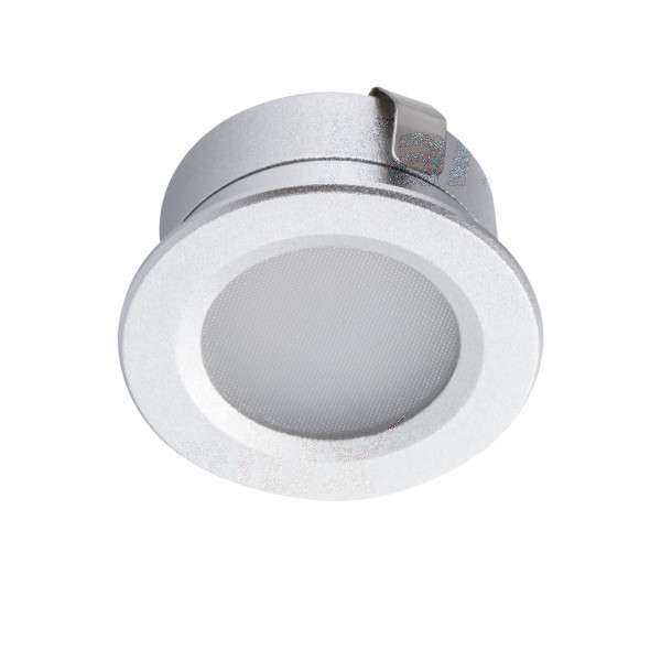 Downlight LED 1W étanche IP65 rond ∅30mm Aluminium - Blanc du Jour 6500K