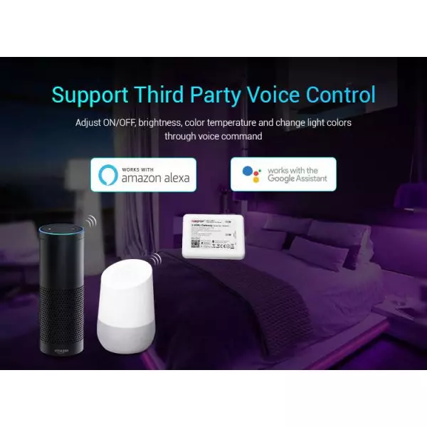 Controleur Wifi Google Home/Alexa pour ampoule LED RGB