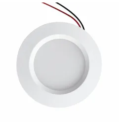 Spot LED Encastrable 55mm Compact Blanc 3W DC12V Équivalent 25W - Blanc Chaud 3000K