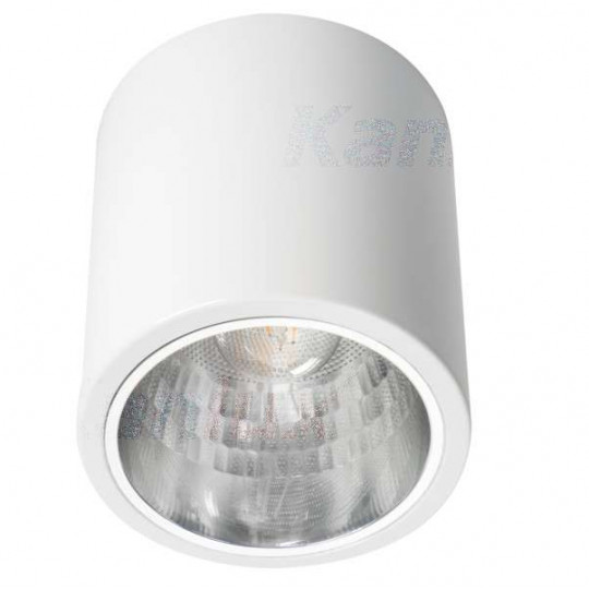 Plafonnier LED Max 60W E27 Rond Ø133mm Blanc