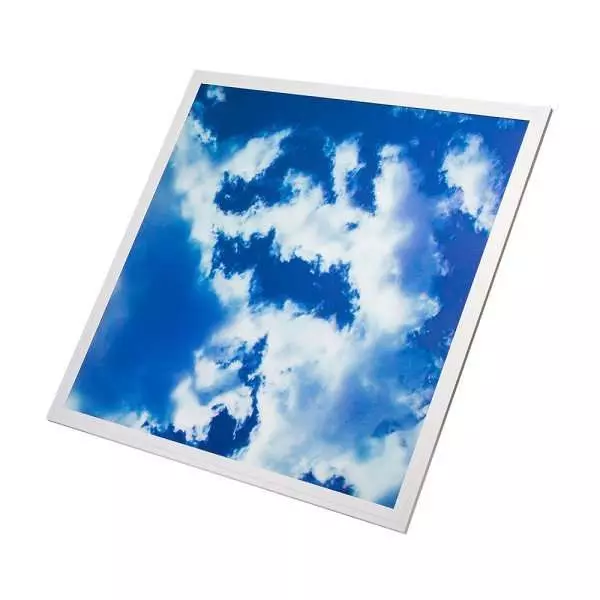 Panneau LED Ultimate Light sérigraphiée ciel 3D pour faux plafond de 59,5 x  59,5 cm - Lum&smart-pro