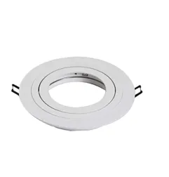 Support AR111 spot rond encastrable orientable 3 anneaux