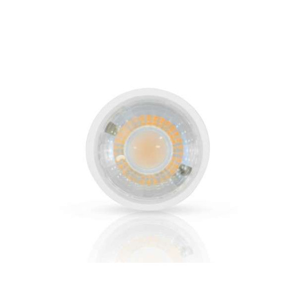 Spot LED GU10 COB 6W (éq 50W) 75° - Blanc Chaud 3000K