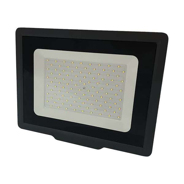 Projecteur LED Noir 100W (500W) IP65 8000 lumens - Blanc du Jour 6000K