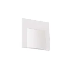 Applique LED escalier Carré 0,8W DC12V Blanc ERINUS - Blanc Naturel 4000K