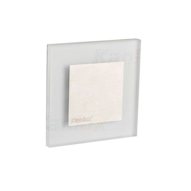 Applique LED escalier Carré 1,3W AC220-240V Acier inoxydable APUS - Blanc Chaud 3000K Applique LED escalier Carré 1,3W AC220-240V Acier inoxydable APUS - Blanc Chaud 3000K