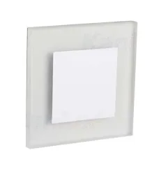 Applique LED escalier Carré 0,8W DC12V Blanc APUS - Blanc du Jour 6500K