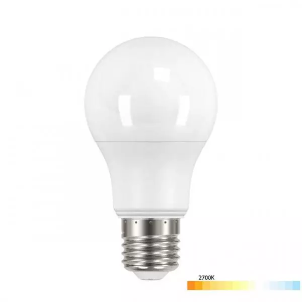 Ampoule LED E27 A60 10,5W 1050lm TUV lumière 75W Blanc Chaud 2700K