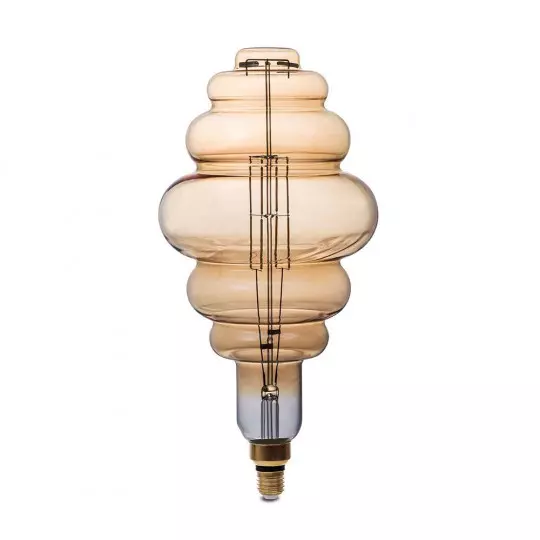 Ampoule LED BD200 8W Dimmable E27 Forme Lanterne - Blanc Très Chaud 1800K