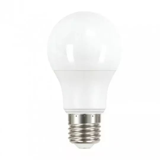 Ampoule LED E27 9W Équivalent 50W A60 - Blanc Chaud 2700K