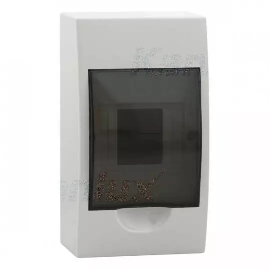 Tableau Électrique mural Blanc / gris 4P Modules