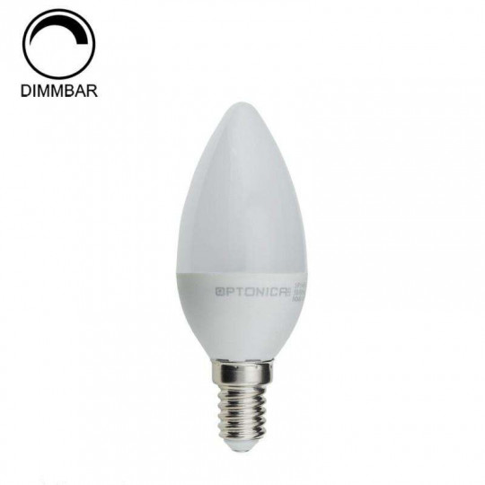 Ampoule LED Dimmable E14 6W équivalent à 48W - Blanc Chaud 2700K 