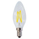 Ampoule LED Dimmable E14 C35 4W équivalent à 32W - Blanc Chaud 2800K 