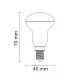 Ampoule LED E14 R39 4W équivalent à 30W - Blanc Naturel 4500K