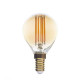 Ampoule LED E14 G45 4W Verre doré équivalent à 27W - Blanc Chaud 2500K 