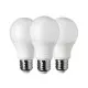 Lot de 3 Ampoules LED E27 A60 10W équivalent à 65W - Blanc du Jour 6000K 