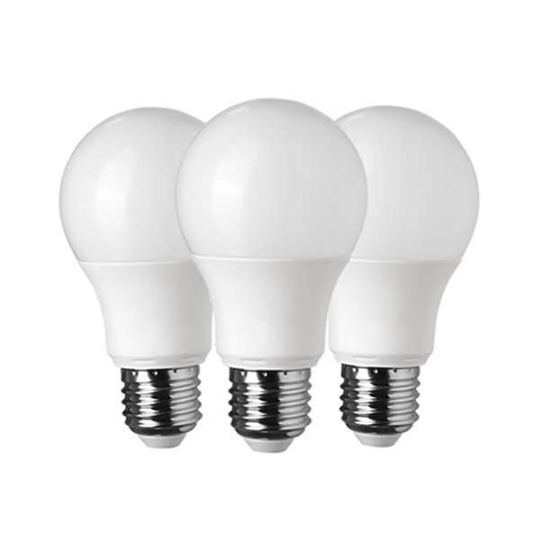 Lot de 3 Ampoules LED E27 A60 12W équivalent à 75W - Blanc Chaud 2700K 