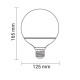 Ampoule LED E27 4W équivalent à 32W - Blanc Chaud 2700K 