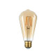 Ampoule LED E27 ST64 6W équivalent à 36W - Blanc Chaud 2500K 