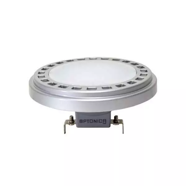 Ampoule LED G53 AR111 15W Argent équivalent à 80W - Blanc Chaud 2700K