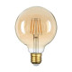 Ampoule LED E27 G95 4W Verre doré équivalent à 27W - Blanc Chaud 2500K 