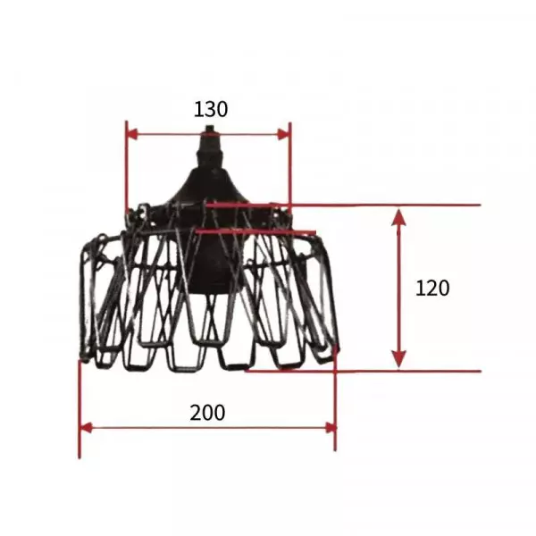 Suspension Luminaire Multiformes Or E27 Diamètre 350mm avec Câble 1,1m réglable - Suspension d'éclairage intérieur